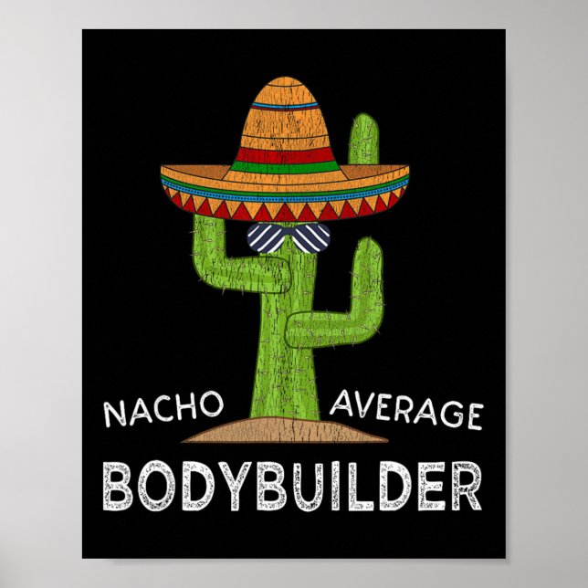 Poster Bodybuilder Funny (Devant)