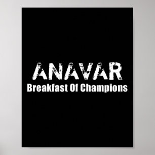 Poster Bodybuilding Anavar Steroids - Petit-Déjeuner Cham