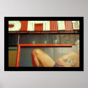 Poster Bodybuilding Fitness Publicité Temps Carré NYC 2