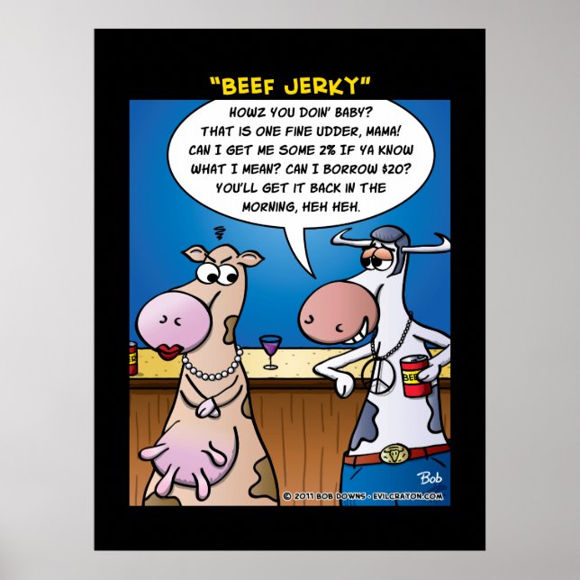 Poster "Boeuf Jerky" (Devant)