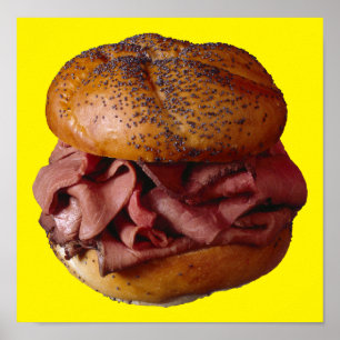 Poster Boeuf rôti