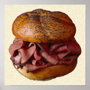 Poster Boeuf rôti