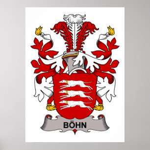 Poster Bohn Family Crest