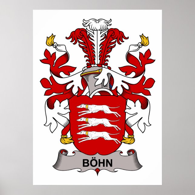 Poster Bohn Family Crest (Devant)