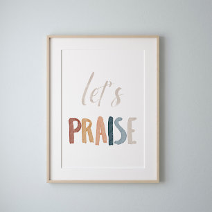 Poster Boho aquarelle fait l'éloge de l'affiche