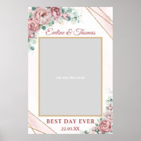 Boho dusty rose floral or mariage photo accessoire