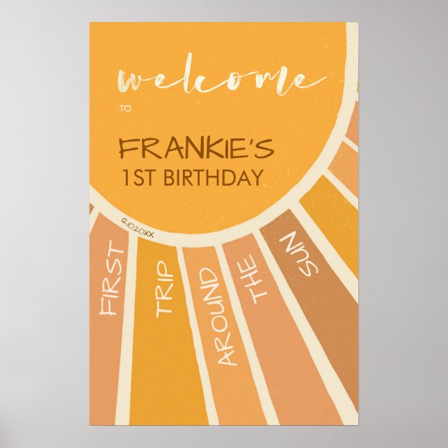 Poster Boho Eté Premier Voyage Autour De L'Affiche de bie (Devant)