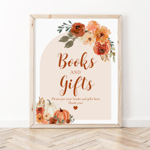 Poster Boho Fall A Little Citrouille Automne Livres et Ca