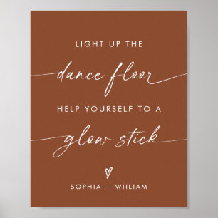 Poster Boho Light Up the Dance Floor   Stick Llow Stick