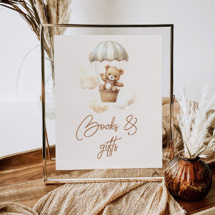Poster Boho Nous pouvons attendre livres et cadeaux
