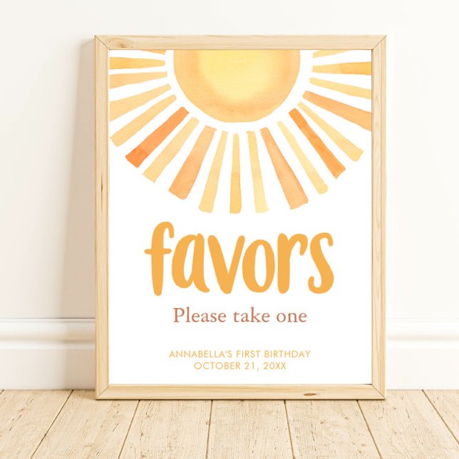 Poster Boho soleil soleil fête d'anniversaire faveurs sig (Créateur téléchargé)