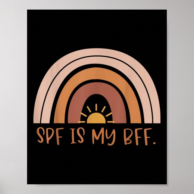 Poster Boho Spf Est Mon Bff Dermatologie Dermatologues De (Devant)