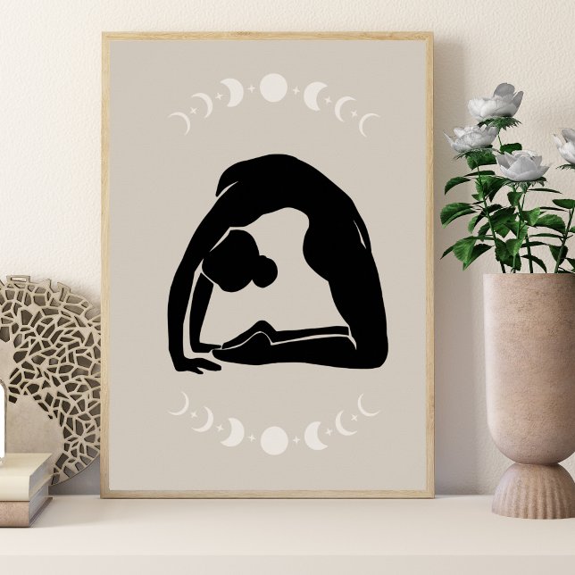 Poster Boho Style Yoga Pose Yoga (Créateur téléchargé)