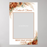 Boho terracotta pampas herbe mariage photo prop