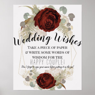 Poster Boho Vintage Glam Botanique Floral Mariage Connexi