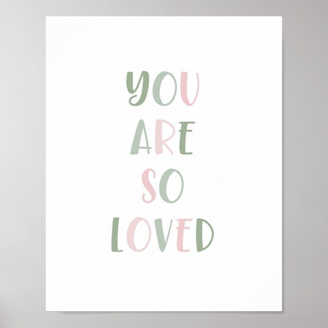 Poster Boho You Art So Loved Kids Decor (Devant)