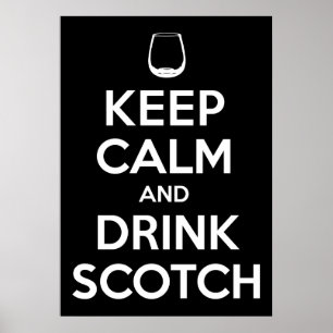 Poster Boire du Scotch