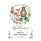 Bois Animaux Verdure Forêt d'or Bienvenue bébé