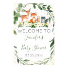 Bois Baby shower verdure Bienvenue