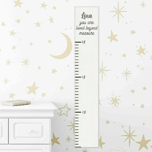 Poster Bois blanc simple au-delà de la mesure graphique d