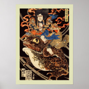Poster Bois de graveur japonais