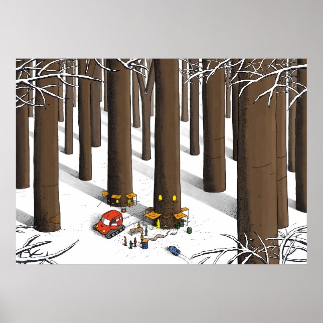 POSTER BOIS DE NEIGE (Devant)