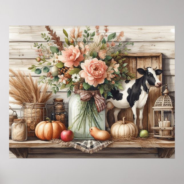 Poster Bois primitif Plateau de campagne 6 (Devant)