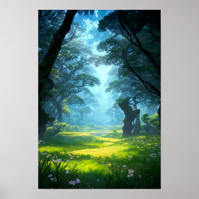 Poster Bois vert du mystère (Devant)