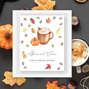 Poster Boisson d'automne - Conseils et vœux pour les jeun