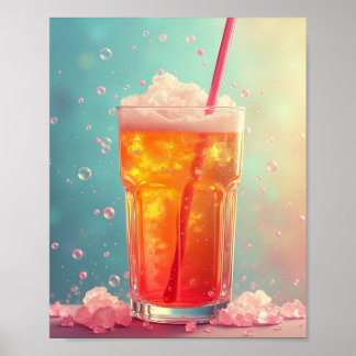 Poster boisson froide