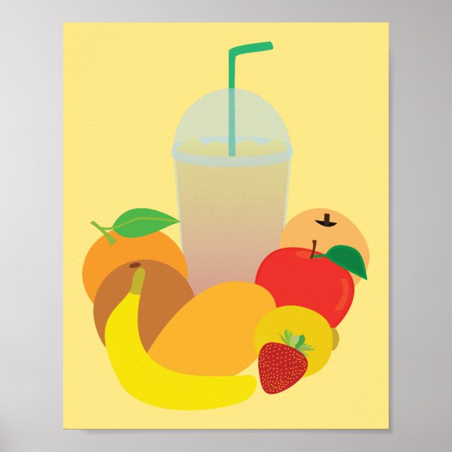 Poster Boisson granité (Devant)
