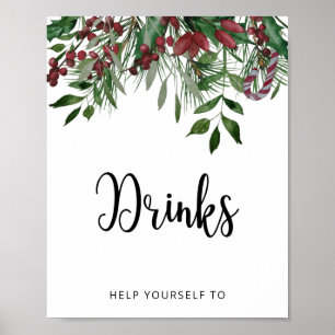 Poster Boissons pour bébé en hiver 