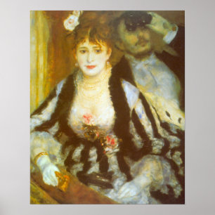 Poster Boîte de théâtre par Pierre Renoir, Art fin vintag