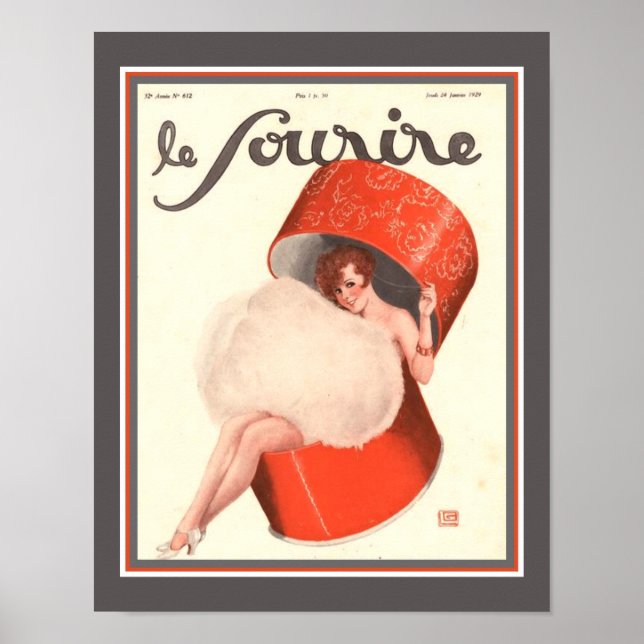 Poster Boîte en poudre 1929 (Devant)