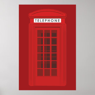 Poster Boîte Téléphonique