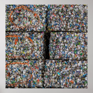 Poster Boîtes à goujon broyées Imprimer/Poster