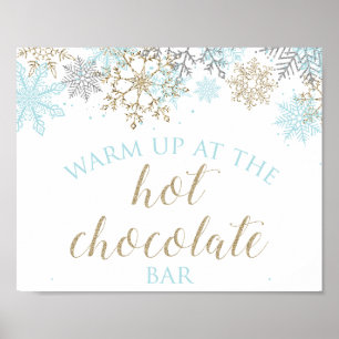 Poster Boîtier de chocolat chaud hiver Onederland Signal