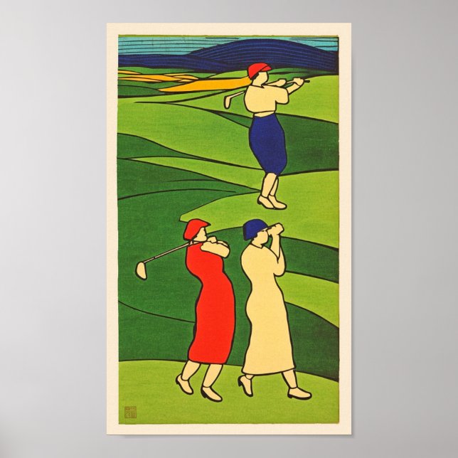 Poster Boîtiers de golf pour femmes (Devant)