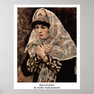Poster Bojarenmadchen par Surikov Vasily Ivanovich