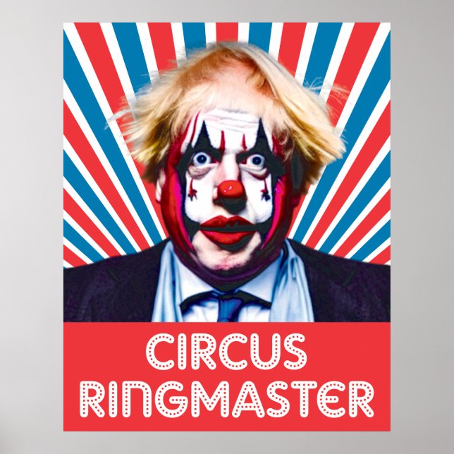Poster Bojo le Clown Tory Circus (Devant)