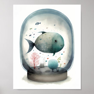 Poster Bol à poissons