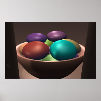 Poster Bol de couleurs