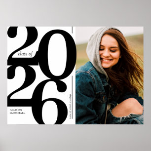 Poster Bold 2025 Photo Graduation Party