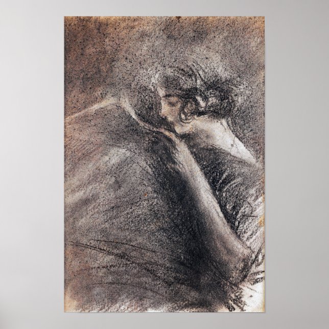 Poster Boldini - Dame lisant (Devant)