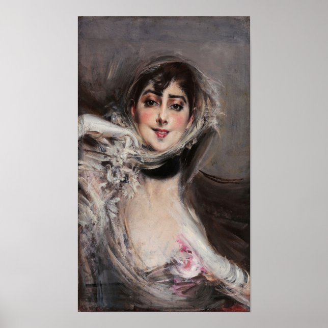 Poster Boldini - Femme En Gants (Devant)