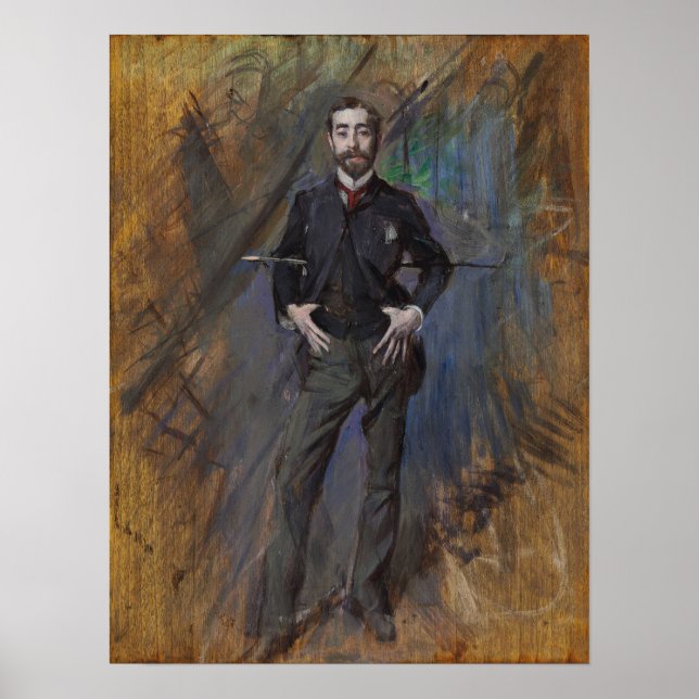 Poster Boldini - John Singer Sargent 1890 (Devant)