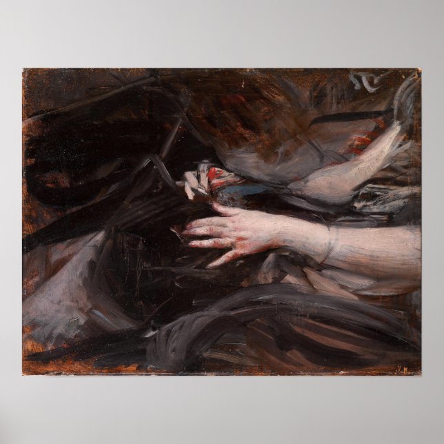 Poster Boldini - Les mains des femmes (Devant)
