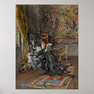 Poster Boldini - Les Parisiens 1873