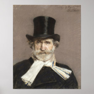 Poster Boldini - Portrait De Giuseppe Verdi