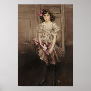 Poster Boldini - Portrait De Helen Victoria Crocker Russ.
